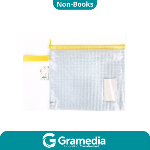 

[Gramedia Cijantung] Estudee Zipper Pocket Pvc Waterproof A4 Yellow Eszp99