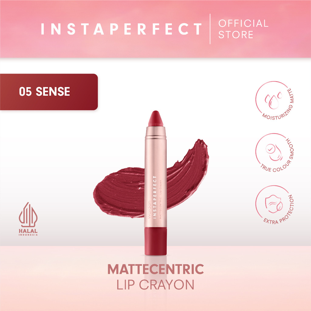 [NED Gift Not For Sale] Instaperfect MATTECENTRIC Lip Crayon 05 Sense 3 g