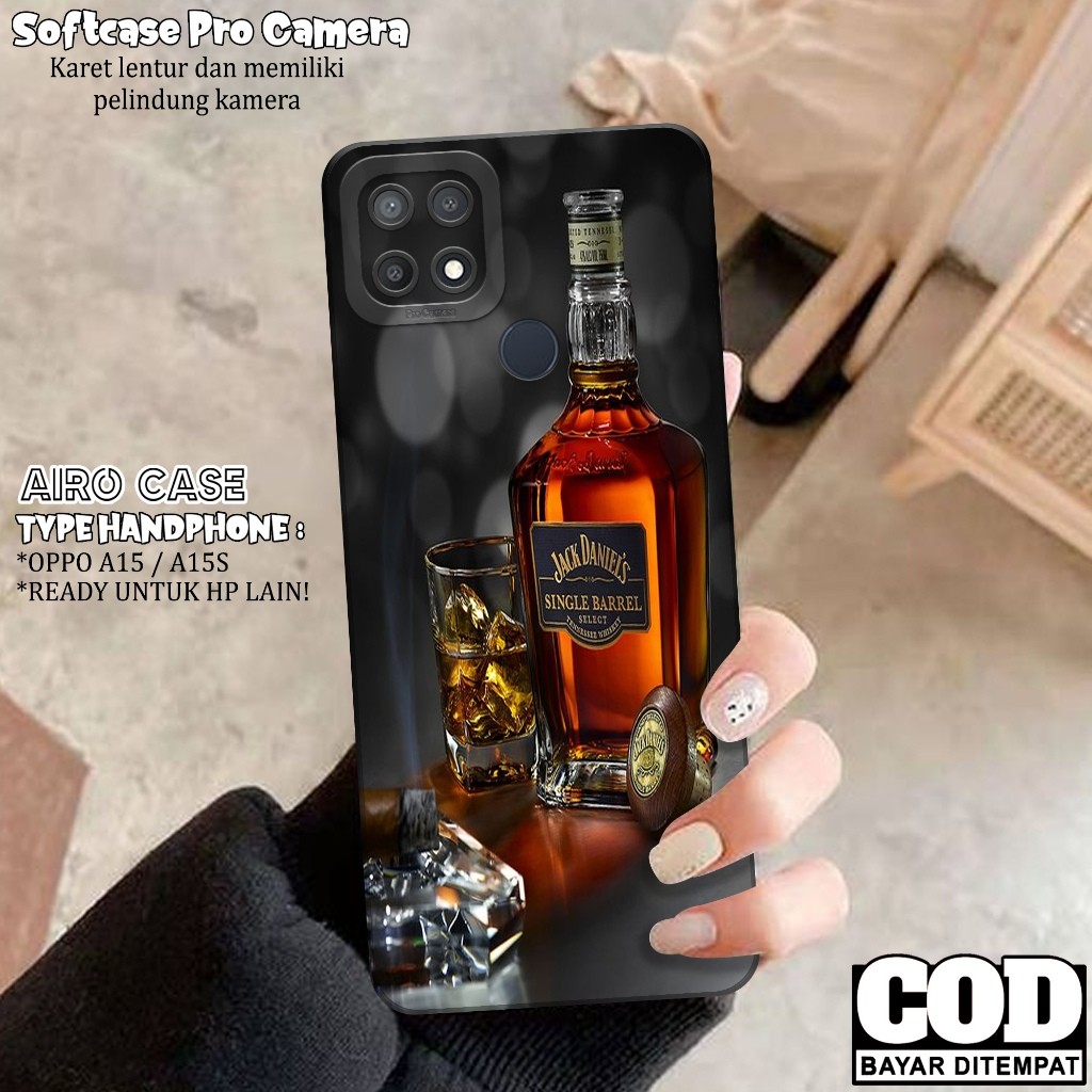 Softcase Oppo A15 / A15S - Fashion Case Minuman - Casing Oppo A15 / A15S - Case Hp Oppo A15 / A15 Te