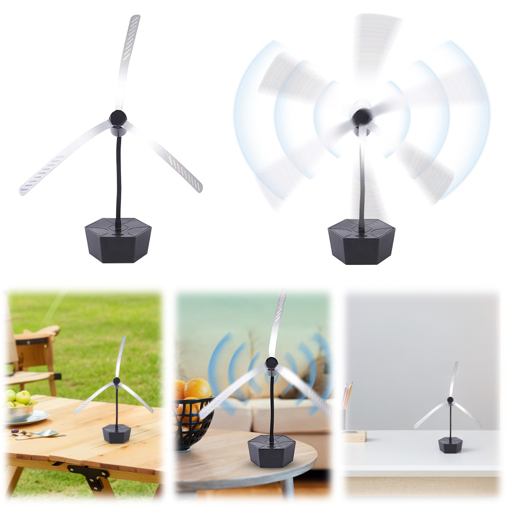 

Fly Repellent Fan USB Rechargeable Flexible Fly Repellent Fan with Holographic Blades Table Top Fly Fan for Picnic Kitchen Party