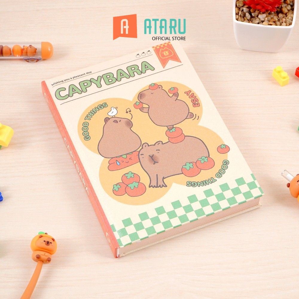 

Ataru Notebook Capybara Good Thing B6 - Mix Buku Tulis Catatan Diary Weekly Planner Agenda Journal Perlengkapan Alat Tulis