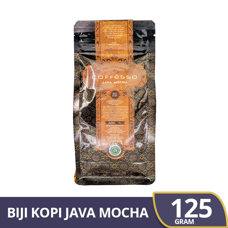 

Coffesso Java Mocha Coffee Beans - Biji Kopi 125gr