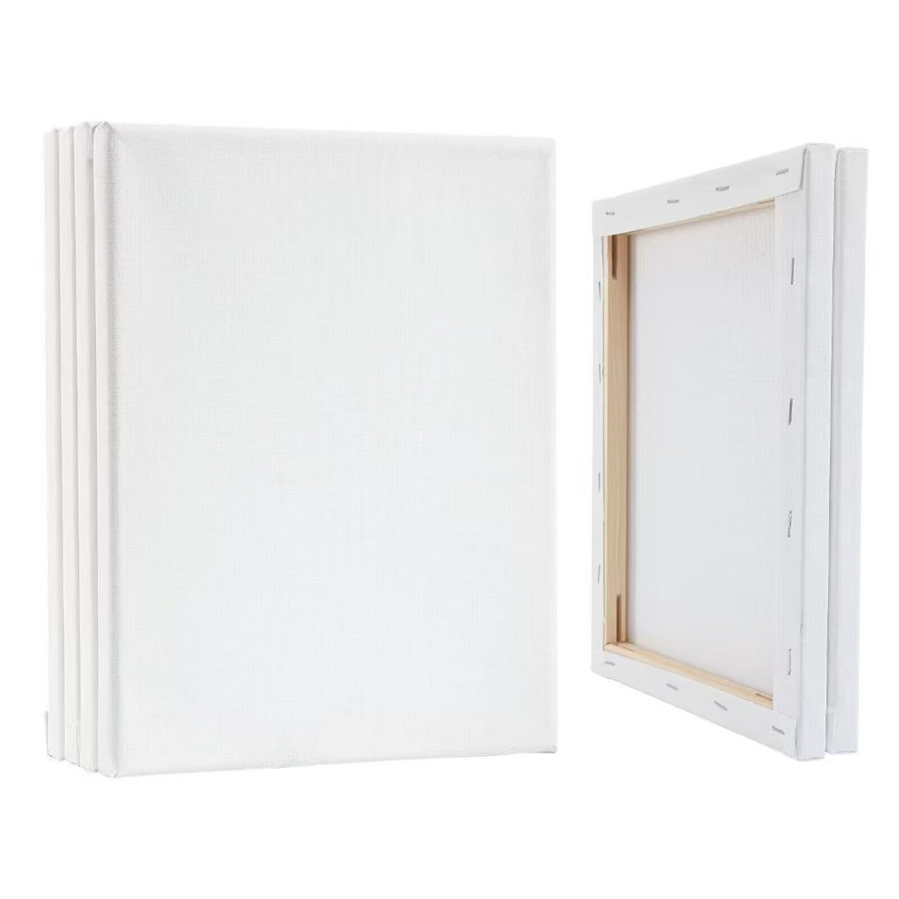 

6PCS/SET Canvas Boards for Painting Muti Size Cotton Primed Blank Canvas For Oil Paint Watercolor Acrylic Paint, Gouache&Tempera