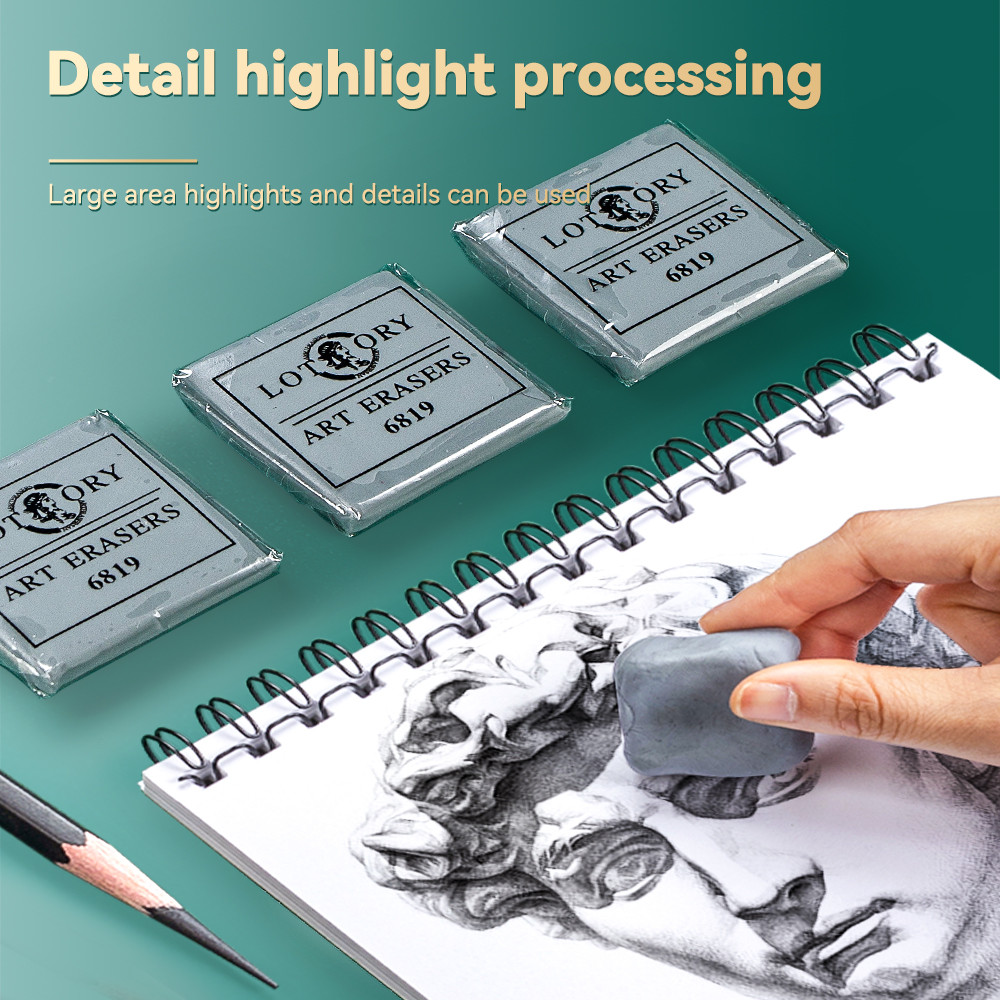 

Plasticity Rubber Soft Art Eraser Wipe highlight Kneaded Rubber For Art Pianting Drawing Correcting Lightening Charcoal Pencil