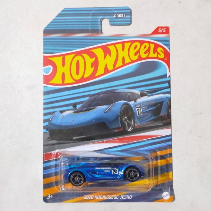 SR99 Hotwheels Hot Wheels 2020 Koenigsegg Jesko biru 2022 Racing Circuit