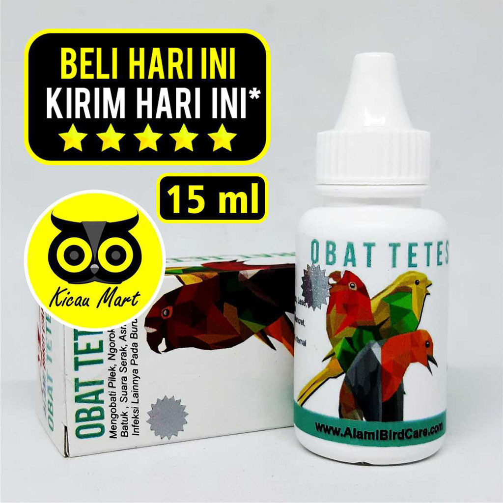 KICAU MART
 OBAT TETES ALAMI BIRD CARE ATASI BURUNG MURAI KENARI LOVEBIRD KACER PLECI SERAK BERAK KA