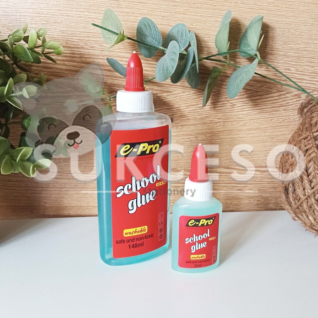 

E-Pro School Liquid Glue / Lem Kertas Gel Washable Murah