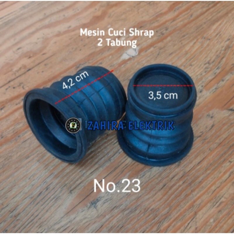 Seal pembuangan mesin cuci sharp 2 tabung