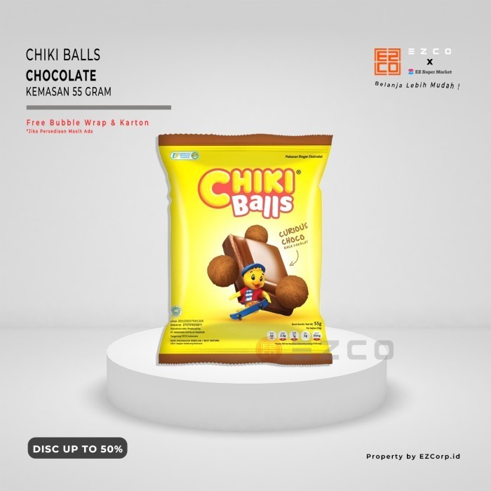 

CHIKI BALLS CHOCOLATE KEMASAN 55 GRAM