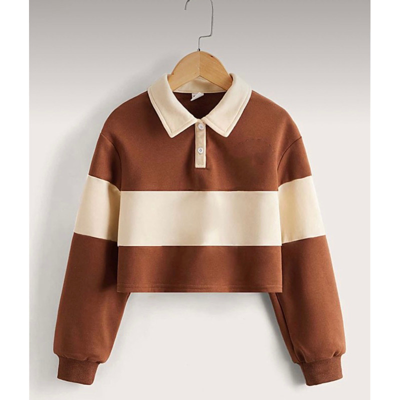 SWEATER KOREA / SWEATER CROP TOP / GAYANA SWEATER
