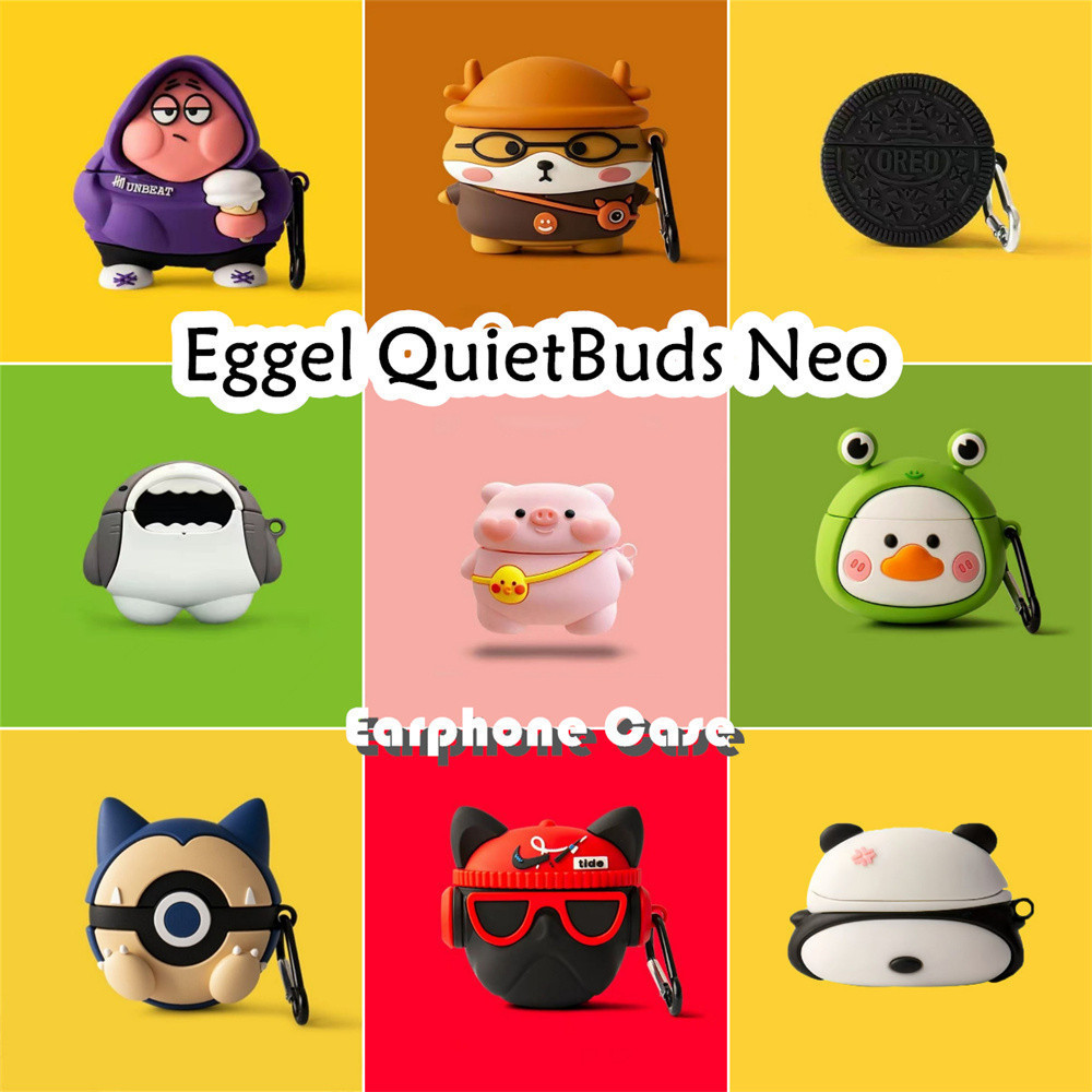 Distinctive Untuk Eggel QuietBuds Neo Case Kreatif Kartun panda Soft Silikon Earphone Case Cover NO.