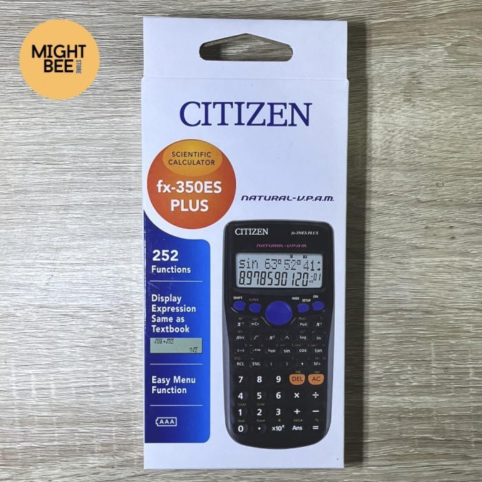 

Kalkulator Scientific Citizen FX 350ES Plus - Kalkulator Ilmiah/Rumus