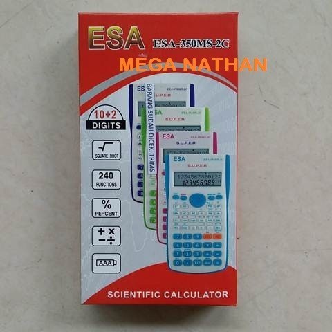 

Kalkulator scientific ilmiah Murah Fungsi Terjamin Normal ESA 350 - ESA 350 HITAM, Random