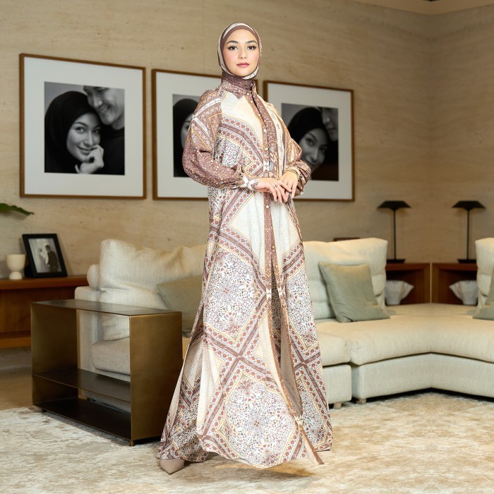 Dress Muslim Mandjha Ivan Gunawan - Anatasia | Abaya gamis jumbo - XL