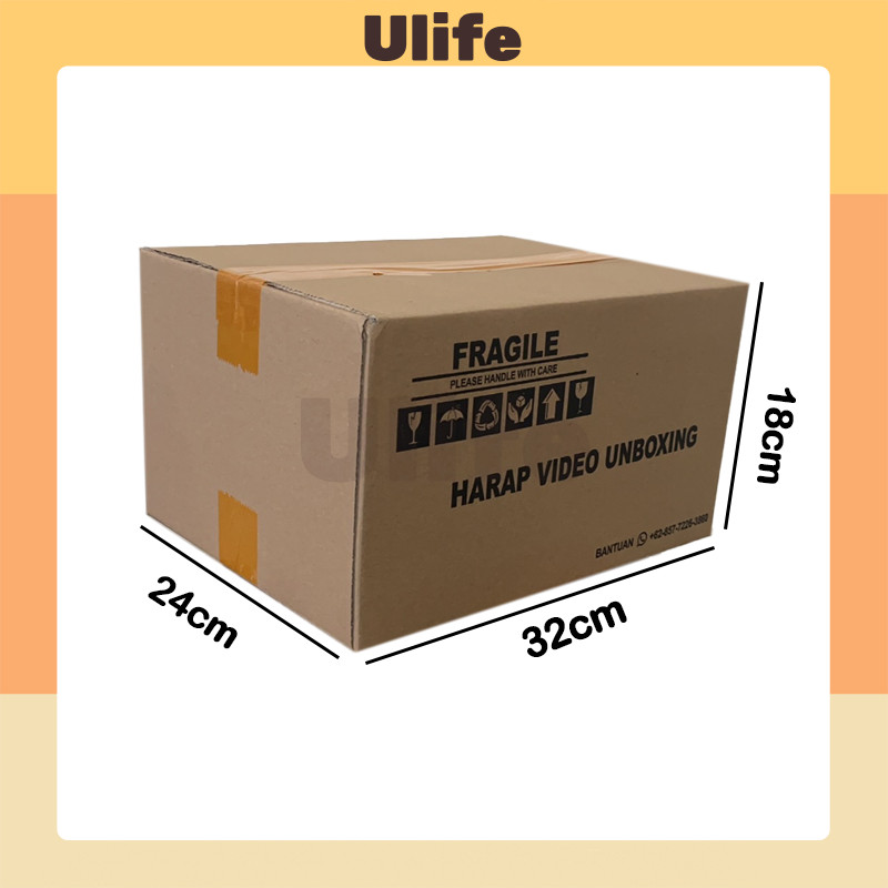 

kotak kardus kardus polos UK 15x10x10 karton pack