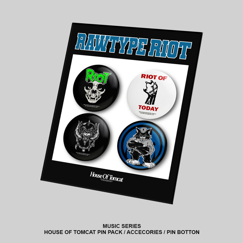 

RAWTYPE RIOT House Of Tomcat Pin Pack