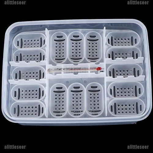 Inkubator Telur Reptile Incubator Egg Gecko Kadal Reptil Egg Penetas Telur 16 Slot