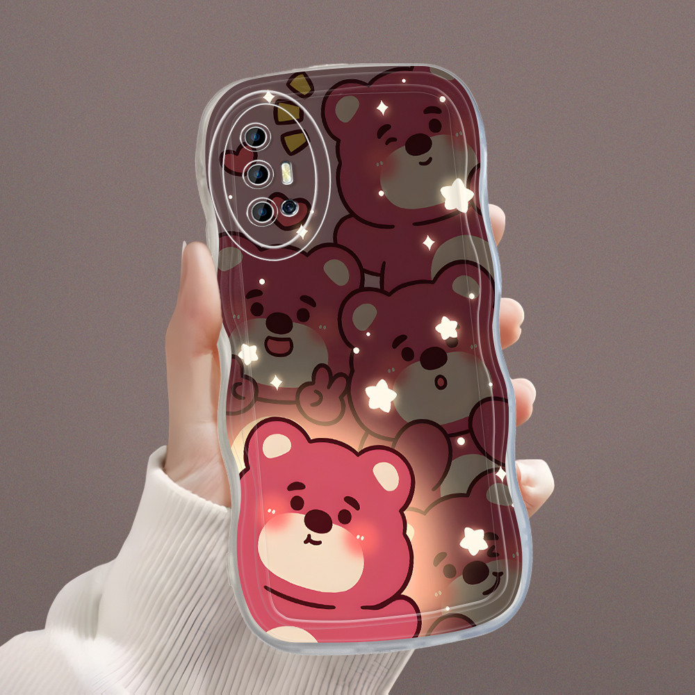 Casing Hp Untuk Vivo V19 Kesing Soft Phone Case Bergelombang Glowing Lotso Softcase Cassing