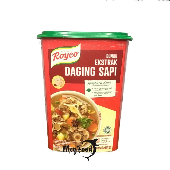 

Royco Bumbu Ekstrak Daging Sapi | Beef Stok Kaldu 1,5 Kg