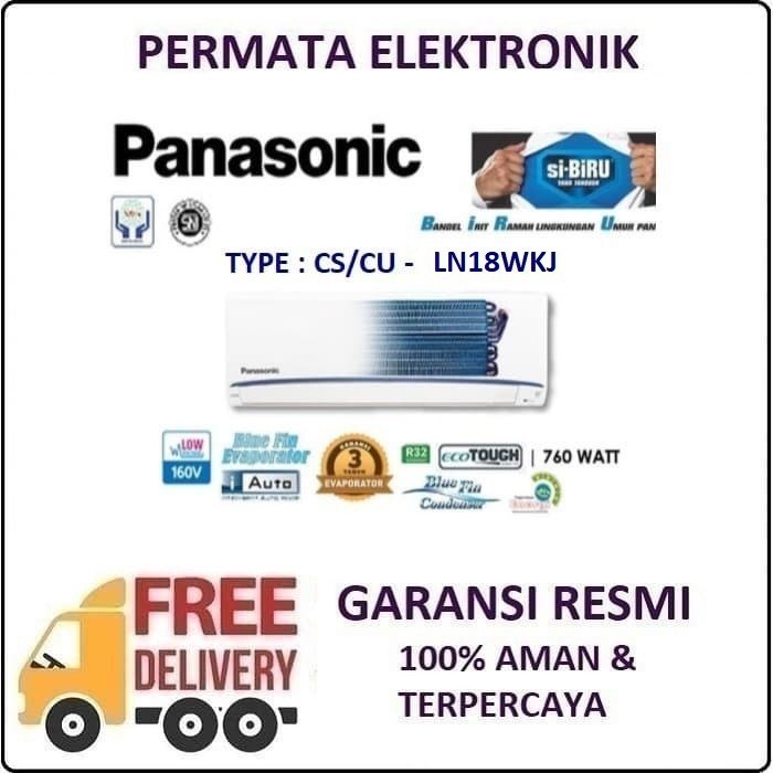 AC Panasonic CS-PN18WKJ si-BiRU - Standard low watt 2PK 2 PK - R32