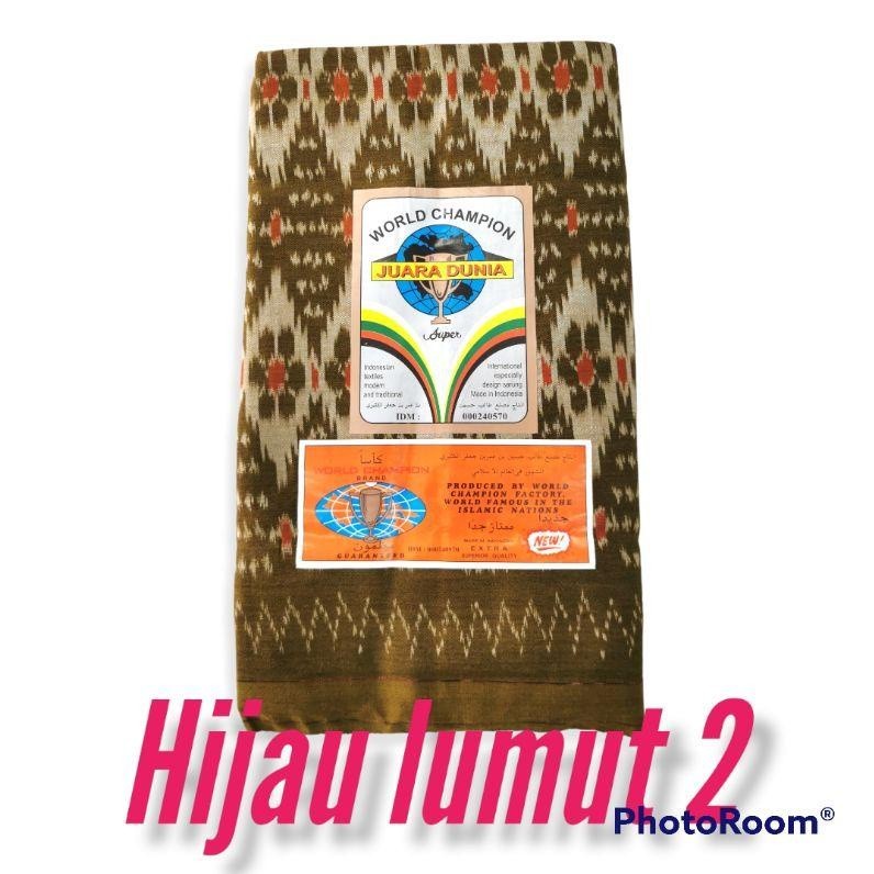 [R-7@W ㊚) Sarung Goyor Tenun Juara Dunia(original/asli) top produk