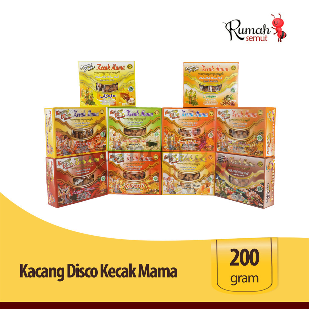 

Kacang Disco Kecak Mama Asli Oleh Oleh Khas Bali 200gr