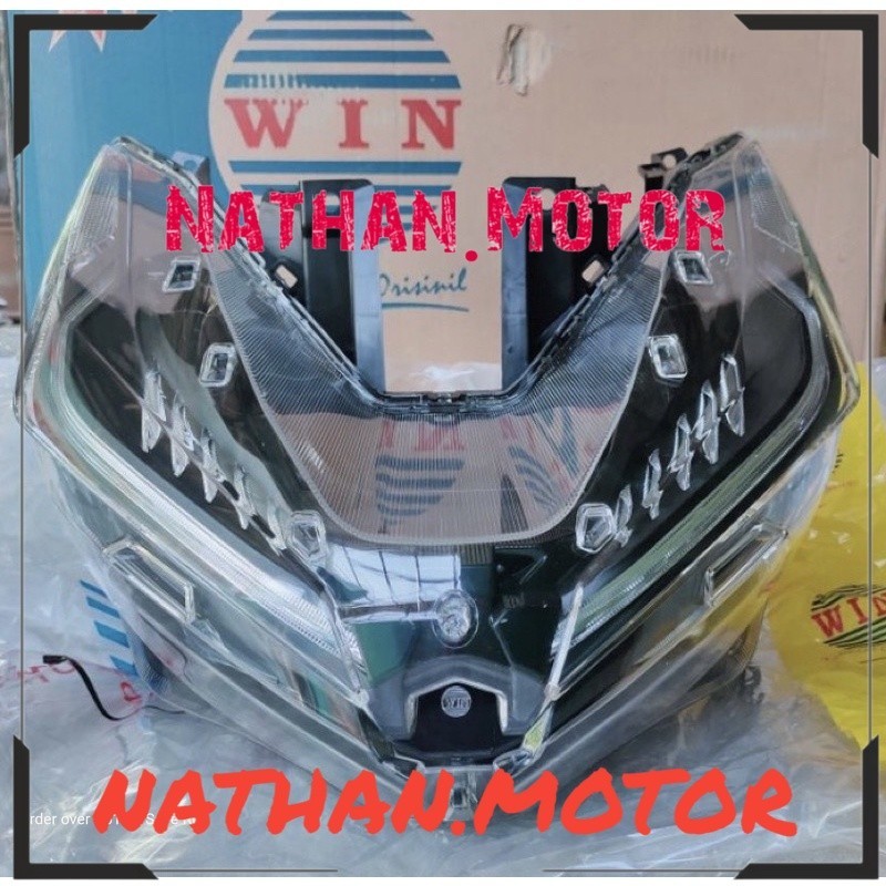 Lampu Depan + Alis Vario 125 150 LED 2018 2019 2020 2021 | reflektor headlamp WIN | head lamp light 