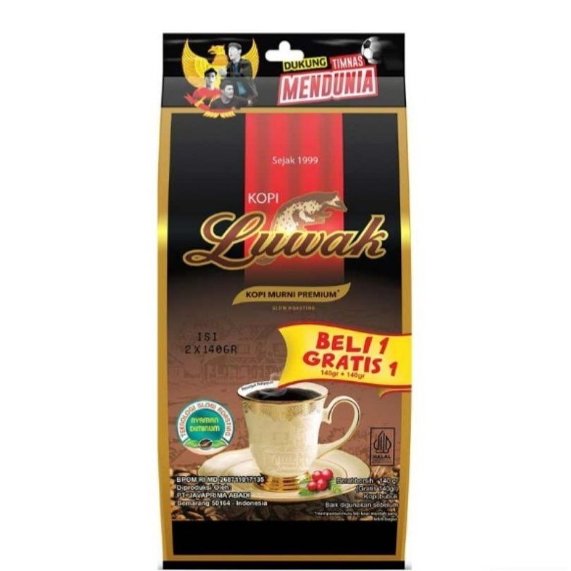 

BNS - KOPI LUWAK BUBUK MURNI PREMIUM (1+1) 2×140g - ARM