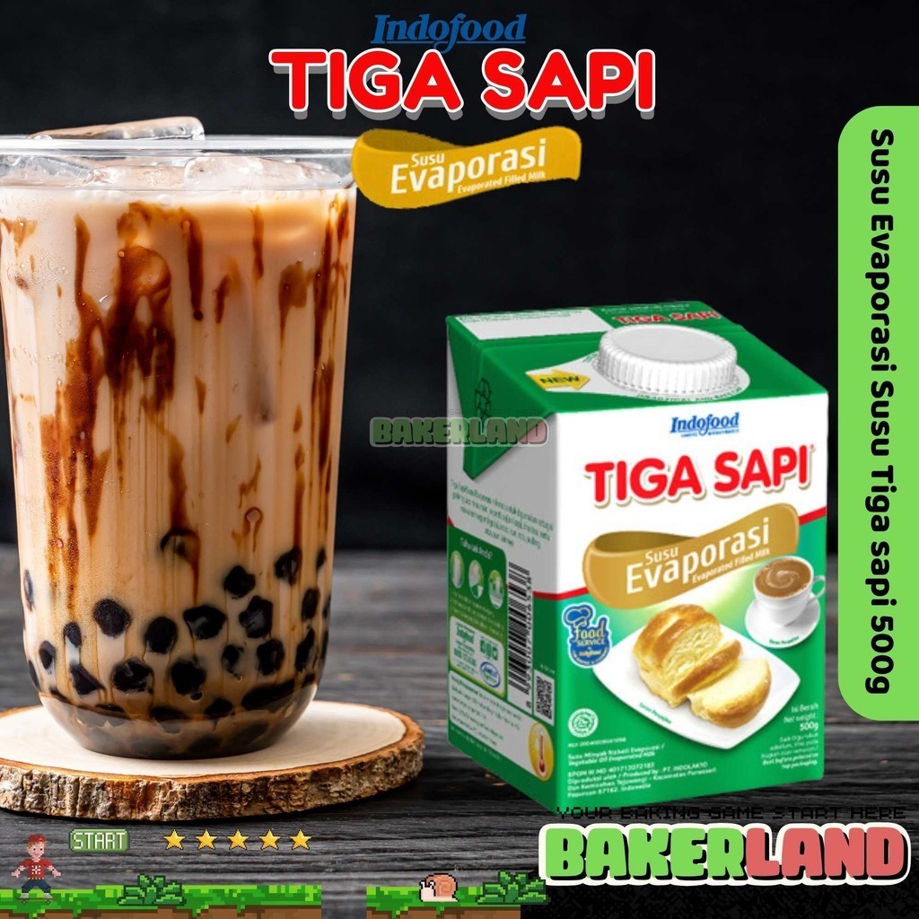 

Susu Evaporasi Tiga sapi 500ml / Susu Tiga sapi / Susu Evaporasi 500gr