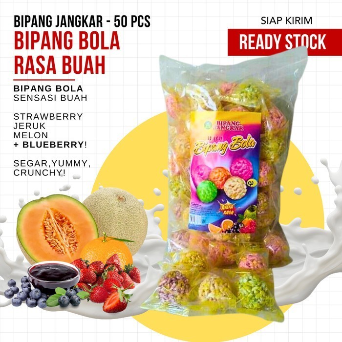 

Bipang Jangkar Bola Aneka Rasa isi 50pcs (Kemasan Refil)