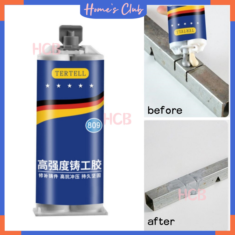 HCB Lem Ab Epoxy Kuat Penambal Besi Steel Metal / Repair Metal Radiator Anti Bocor Metal Casting Glu