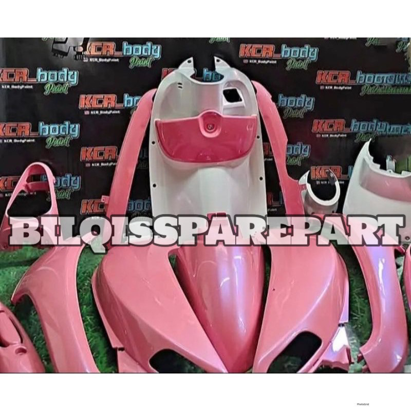 Body scoopy 2016 cover full set body halus scoopy fi esp tahun 2013 2014 2015 2015 warna pink lembay