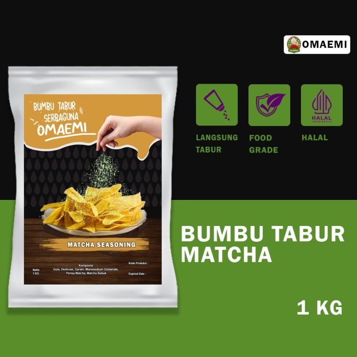 

Bumbu Instan- BUMBU TABUR MATCHA SEASONING HALAL KUALITAS TERJAMIN 1 KG