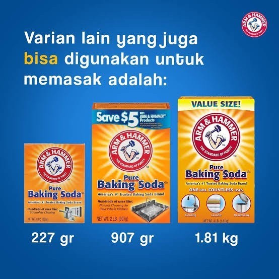 

Pure Baking Soda Arm and Hammer - 454 gr