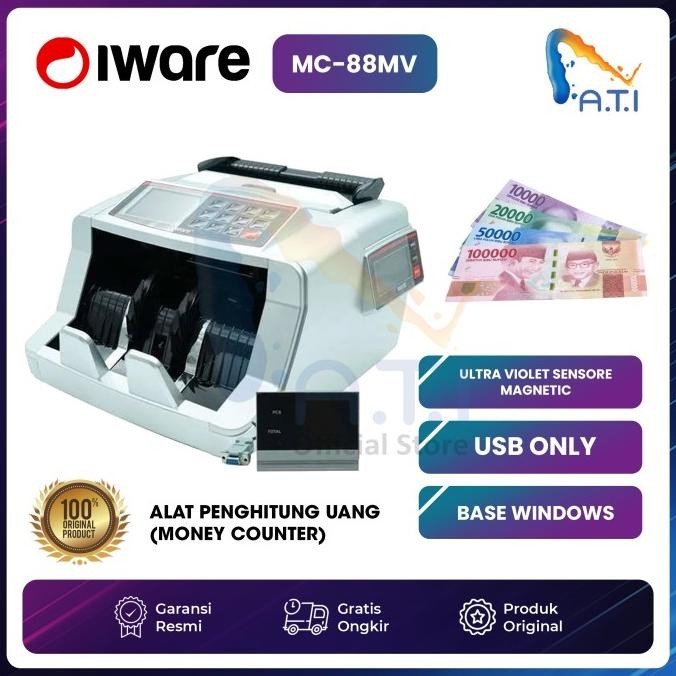 IWARE Mesin Penghitung Uang MC 88MV Money Counter MC88MV