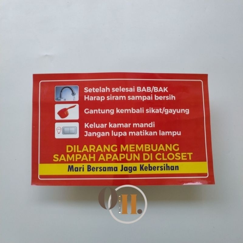 

Stiker Kerapian Toilet - Stiker Toilet - Stiker Kamar Mandi - Stiker Chromo