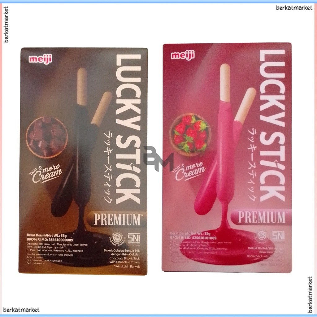 

CHOCO STICK MEIJI LUCKY STICK PREMIUM ALL VARIANT 35G