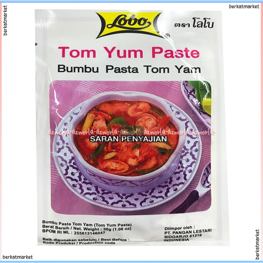 

Lobo Bumbu ala Thailand Tom YumRed CurryGreen Curry Paste 30gr