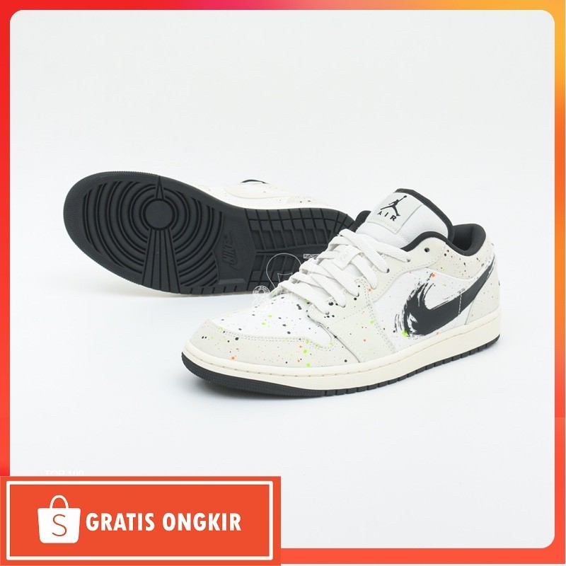 Sneakers Terkini / Air Jordan 1 Low Brushstroke