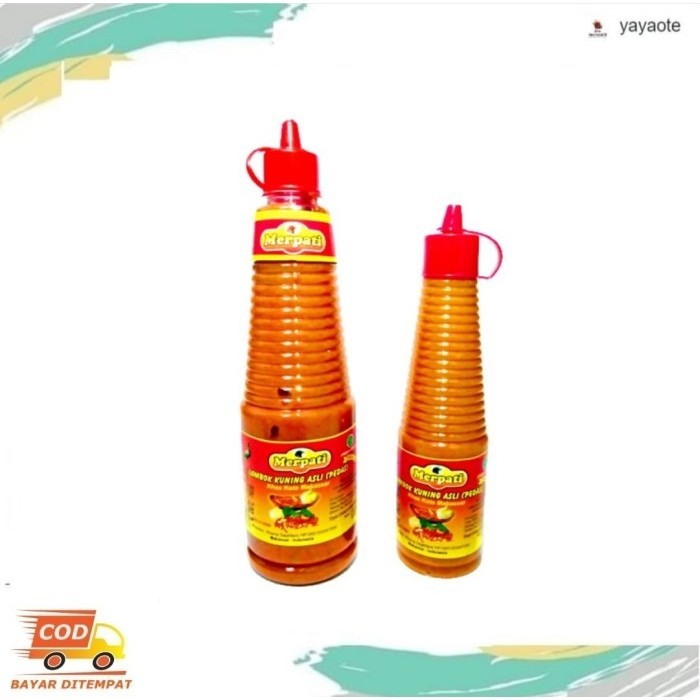 

SM Sambal Sambel Kuning Oranye Asli Khas Makassar Merpati - Lombok Kuning - 300 ML