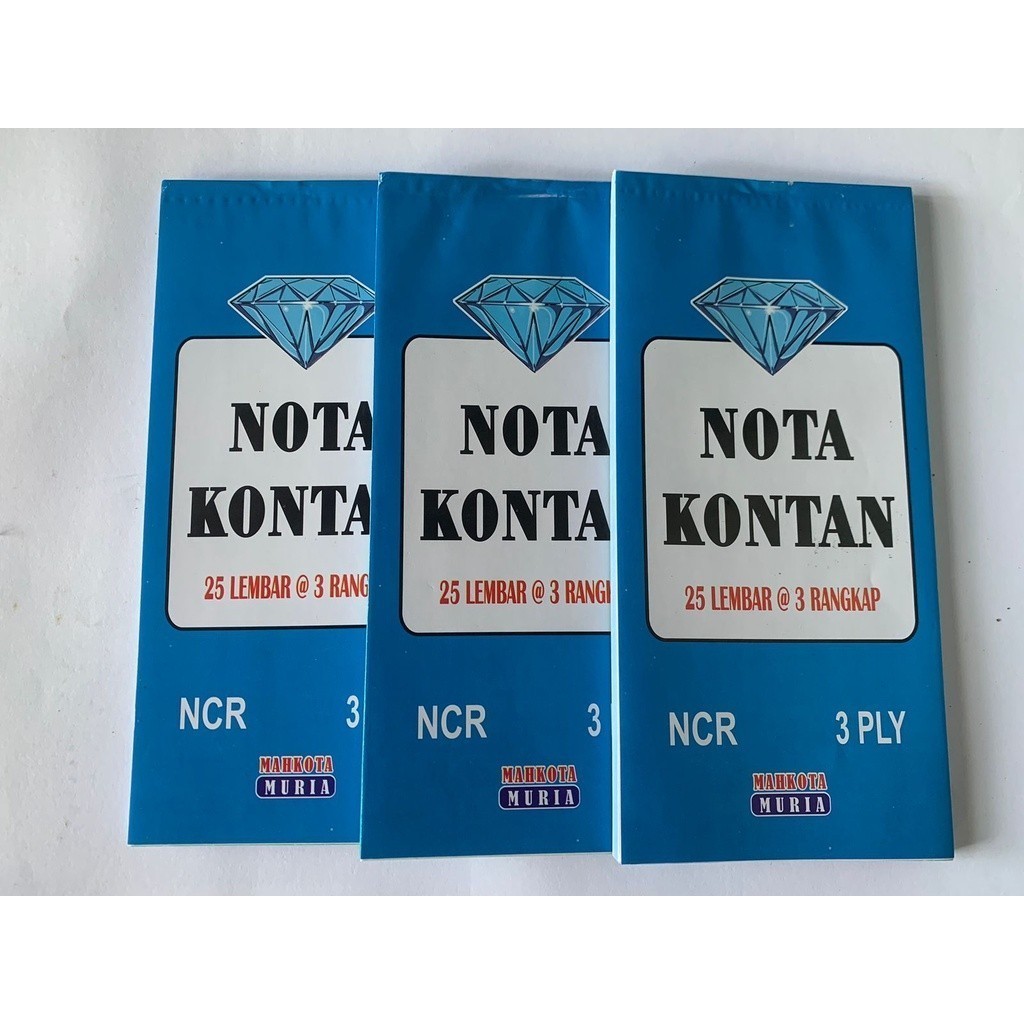 

[Ready] Nota Kontan Rangkap 3, Nota NCR, Ukuran Lebih Panjang dan Kolom Lebih Banyak