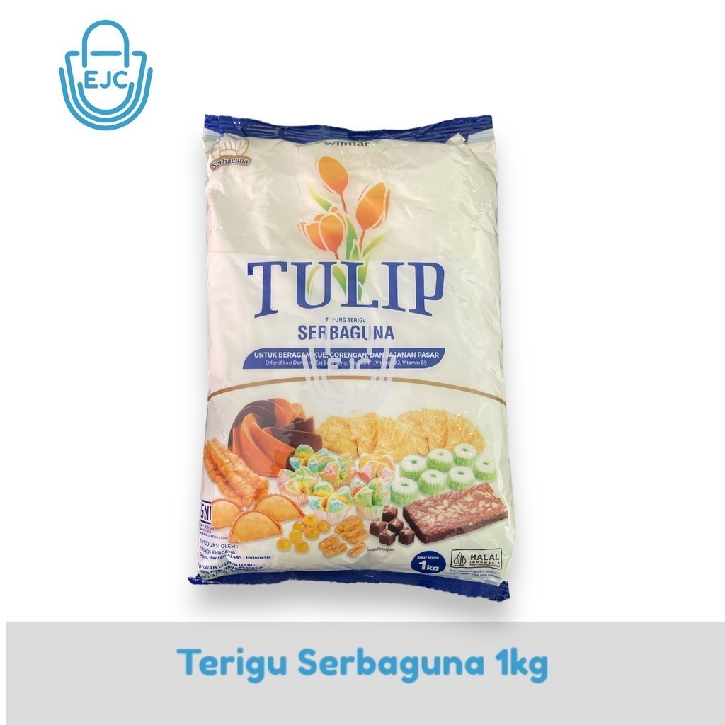 

[EJC] Tepung Terigu Tulip Tepung Terigu Serbaguna Tulip 1kg