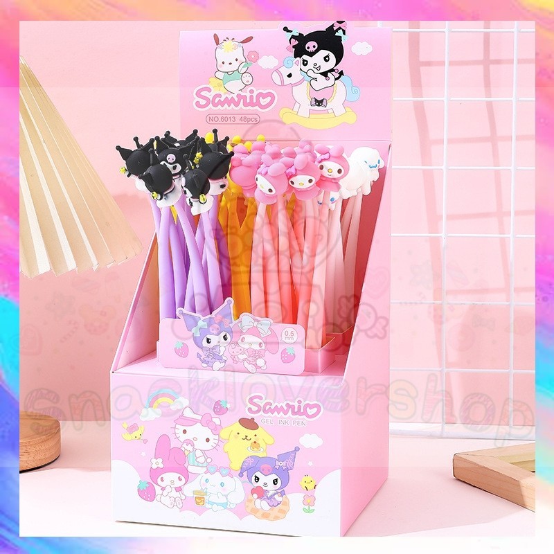 

Pulpen Pena Doodle Head Karakter Sanrio Lucu Bisa Goyang