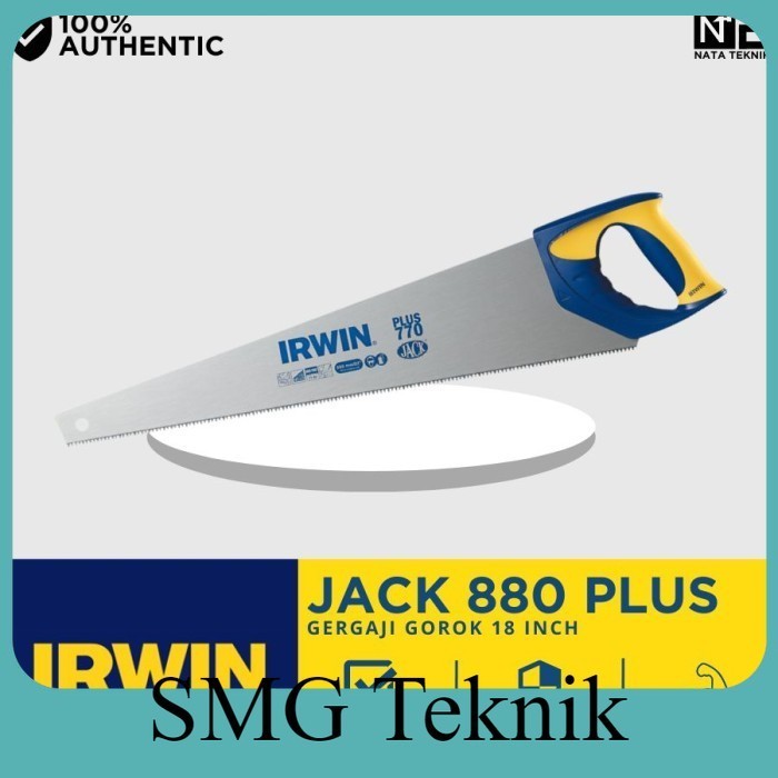 Terbaik Gergaji Kayu Hand Saw 22" IRWIN Plus 880 Jack - Heavy Duty Hand Saw DCS543