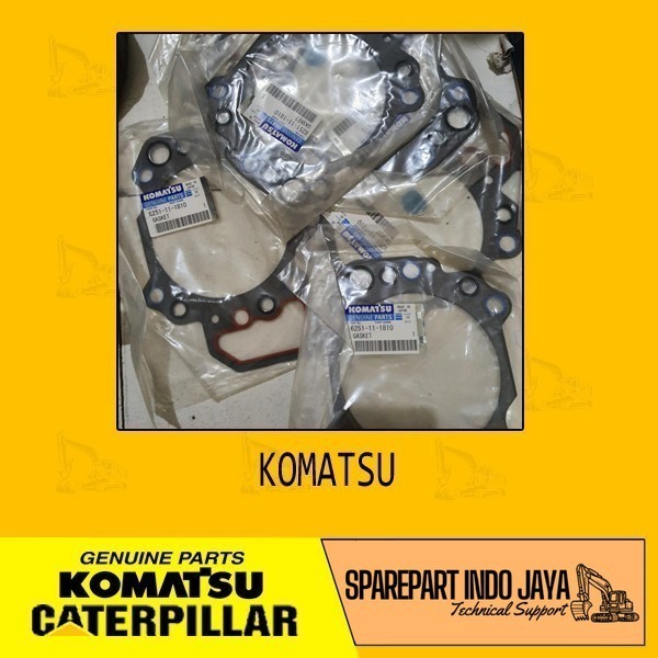 6251-11-1810 GASKET GENUINE PARTS KOMATSU