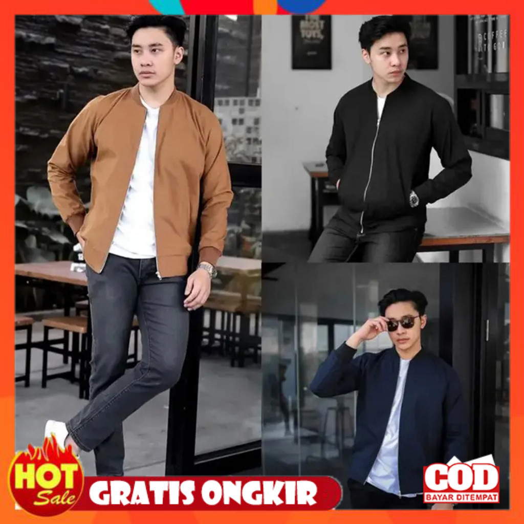 BAHAN HALUS ADEM TEBAL / JAKET BOMBER CANVAS PRIA / JAKET BOMBER DELUXE / JAKET BOMBER PRIA / JACKET