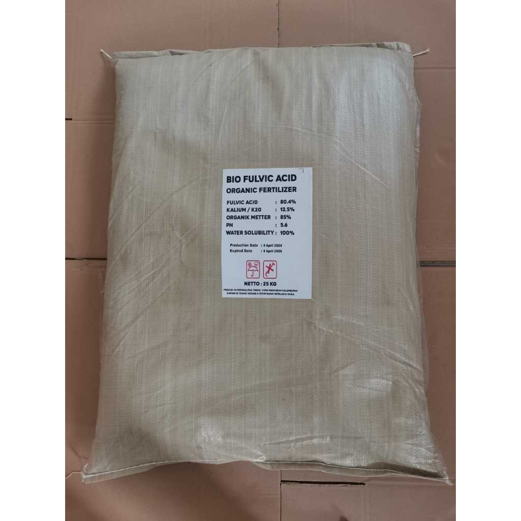 Fulvat / Bio Fulvic Acid + K ( 25 kg ) Pupuk