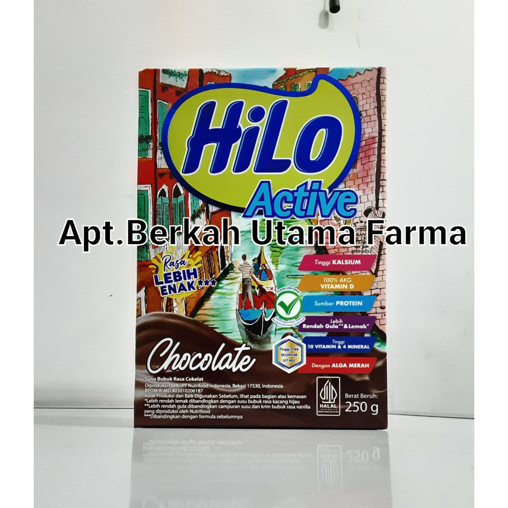 

Susu Hilo Active Chocolate 250 gr