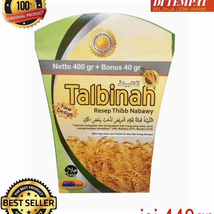 

[Premium] TALBINAH 400GR+BONUS 40GR TEPUNG GANDUM THIBBUN NABAWI