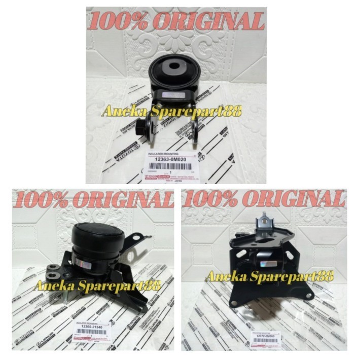 engine mounting set toyota yaris new vios gen2 gen 2 matic original